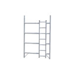 SCAFFOLDING TOWER DOUBLE WIDTH WITH LADDER FRAME